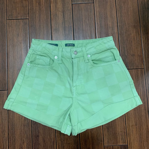 wild fable Pants - Wild Fable highest rise checkerboard shorts, size 0/26R